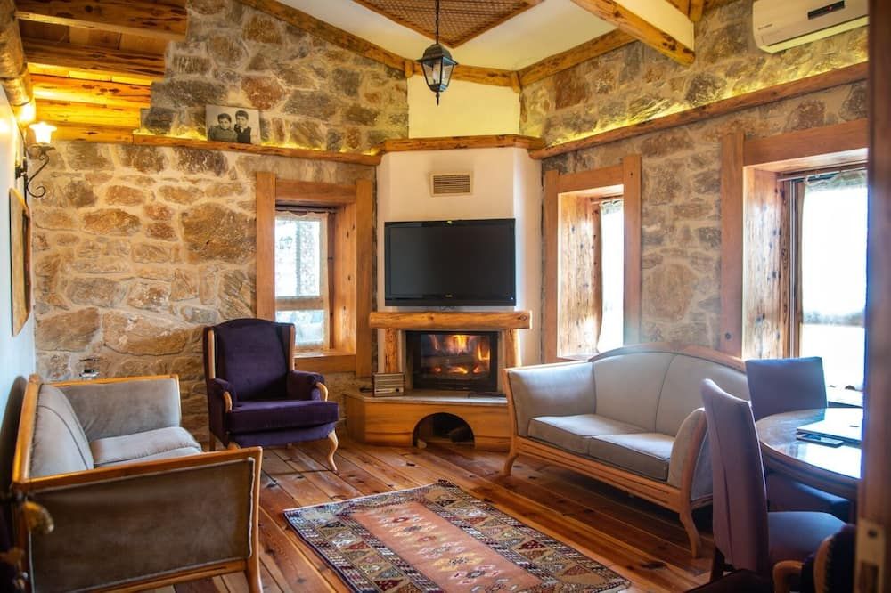 فندق موغلا طاشان - موغلا - غرفة معيشة