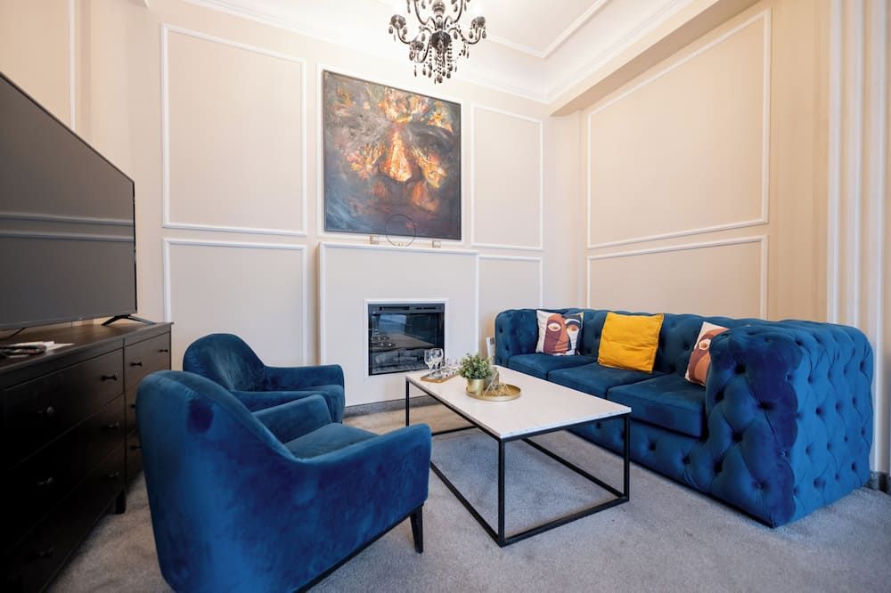 بوتيك هوتل كينجز بالاس - بلغراد - غرفة معيشة