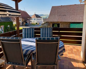 Ferienwohnung Deppler - Ostrach - Balkon