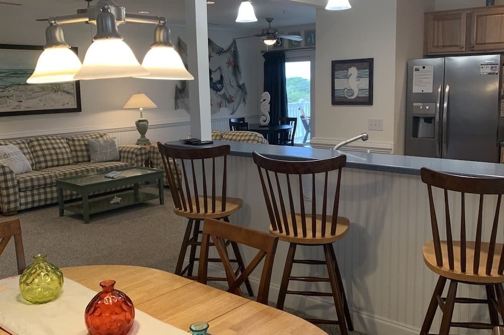 Restaurant view of Waterfront Condo on Hatteras Island in the Outer Banks