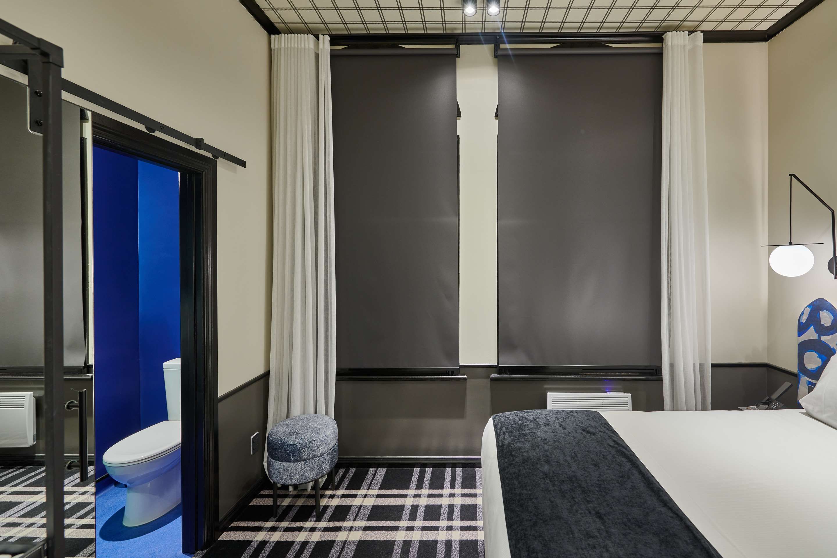 Bedroom view of Naumi Studio Wellington