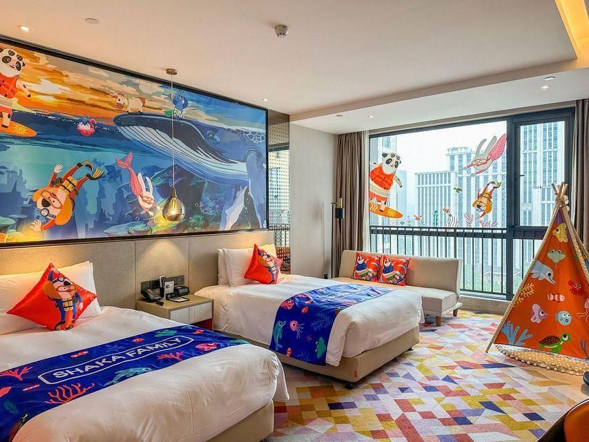 The Qube Hotel Ningbo North - Ningbo - Slaapkamer