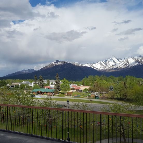 Outdoors view view of Eagle Hotel