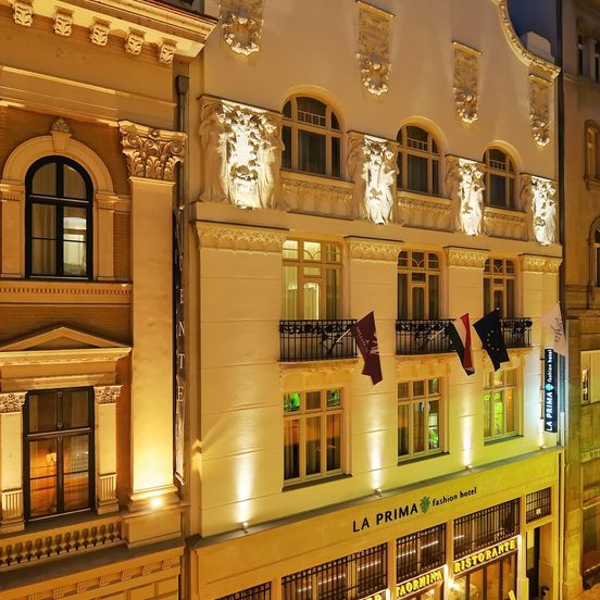 Building view of La Prima Fashion Hotel