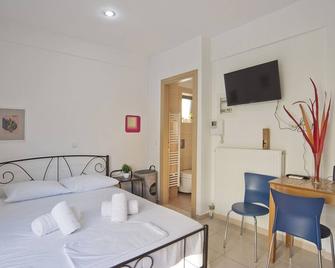 Glyfada Cozy Studio, Wifi, Ac - Athen - Schlafzimmer