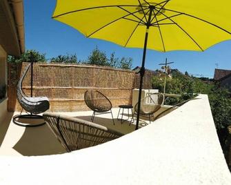 L'Escapade 3 étoiles - Thomery - Balkon