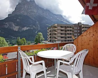 Apartment Chalet Abendrot Apartments-23 By Interhome - Grindelwald - Balkon
