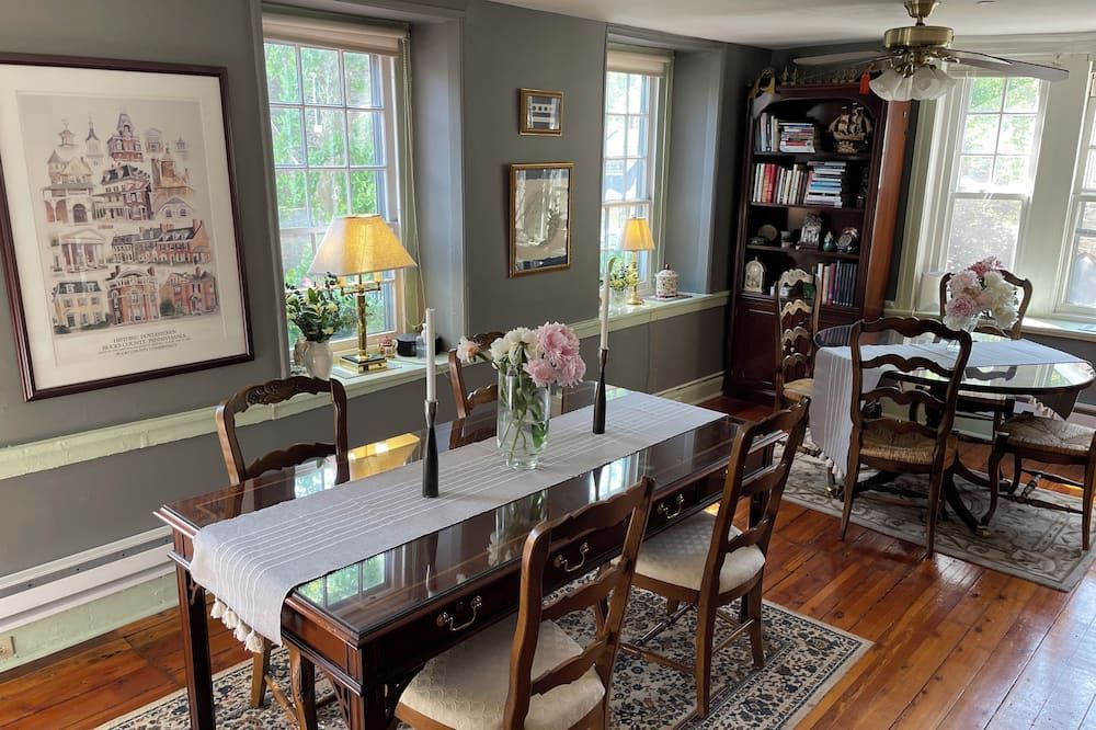 Hargrave House B & B - דוליסטאון - חדר אוכל