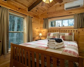 Creekside Log Cabin | 2 Bed, 2 Bath - Pisgah Forest - Bedroom