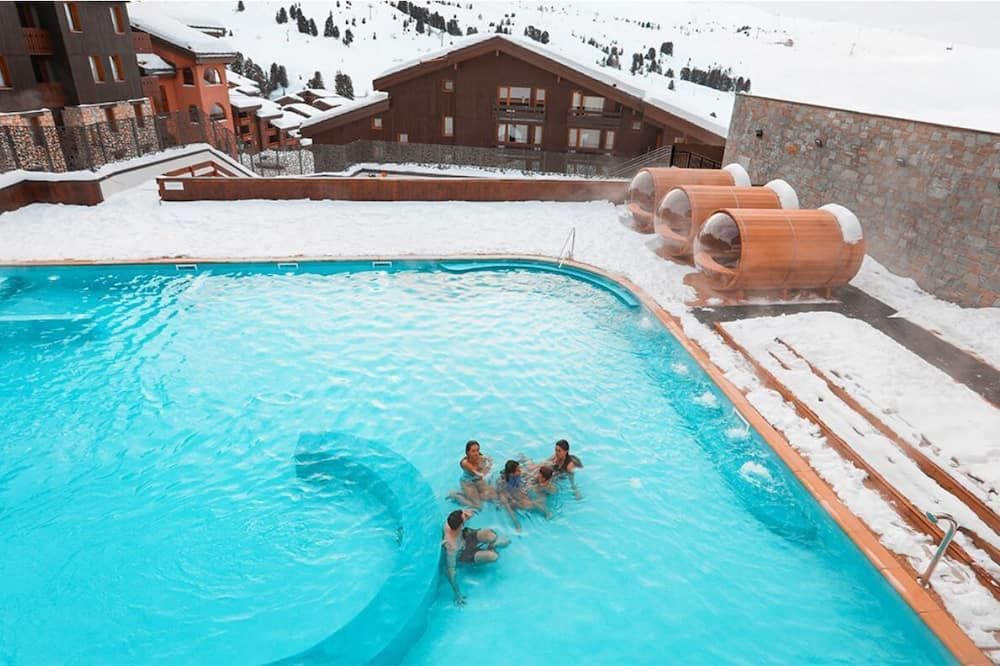 Appartement 4-6p Belle Plagne, Skis Aux - La Plagne-Tarentaise - Piscina