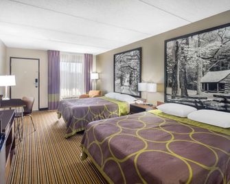 Super 8 by Wyndham Knoxville North/Powell - פאוול - חדר שינה