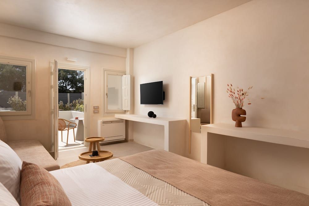 Acanthus Oia-Suites With Private Hot Tub - אויה - חדר שינה