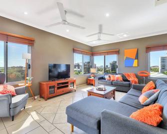 Modern Apartment with Sunset Views - Marrara - Pokój dzienny