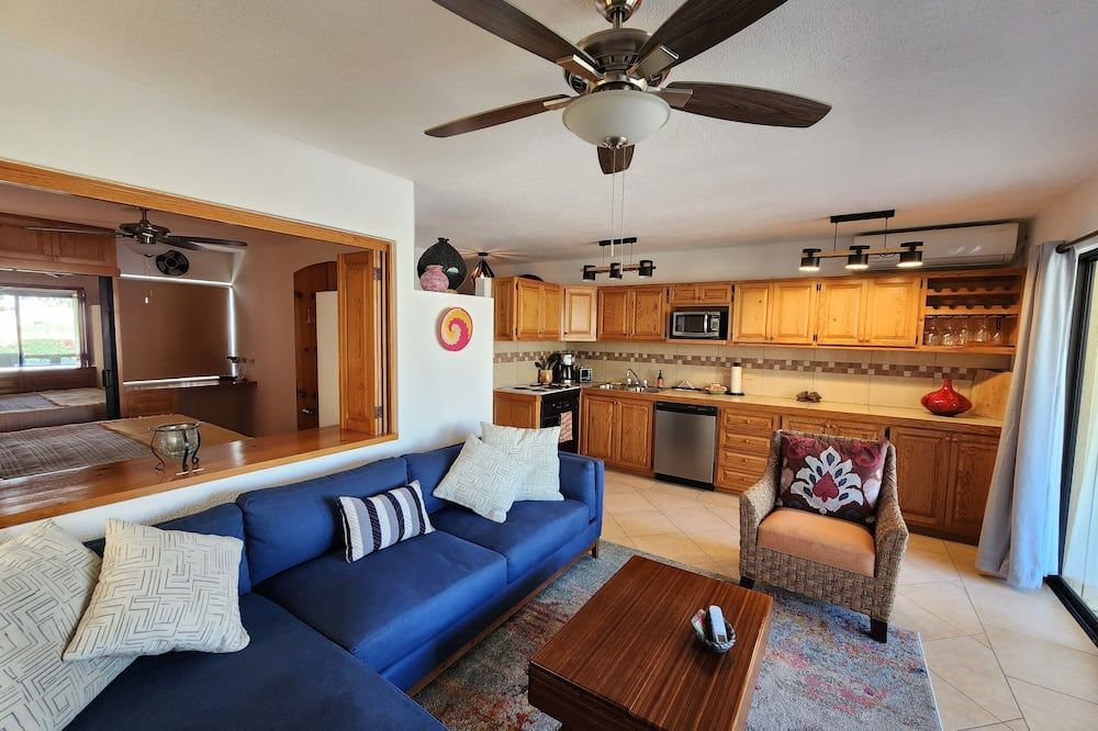 1-bedroom condo. Gated complex with pool. Easy walk to eateries, beach, shops - סן חוסה דל קאבו - סלון