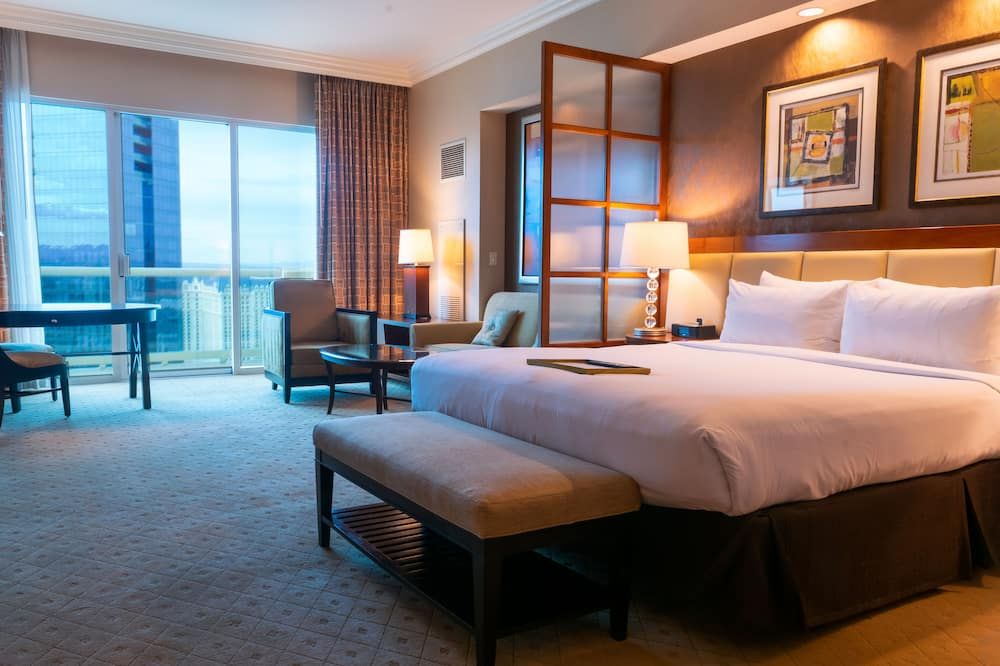 ذا سيجنيتشر آت إم جي إم جراند (جميع الغرف عبارة عن أجنحة) - لاس فيغاس - غرفة نوم