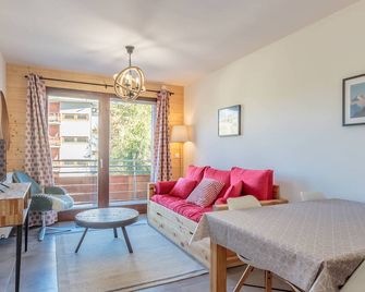 2-room apartment with balcony and garage, 100m from slopes - La Plagne-Tarentaise - Salon