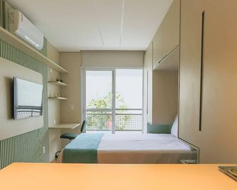 Studio em Cotia com piscina e academia - Cotia - Quarto