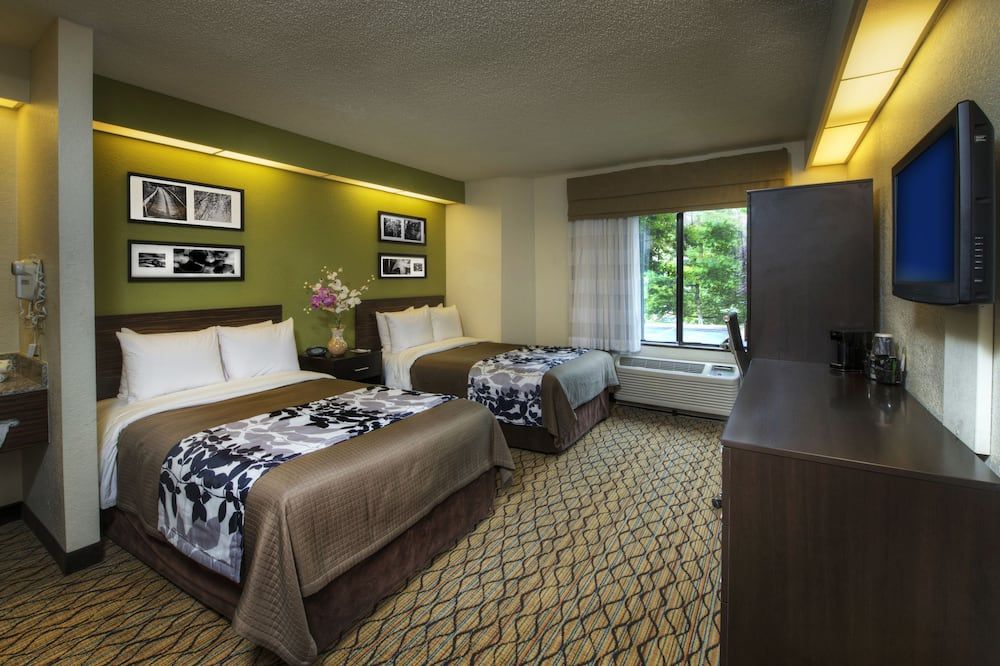 Bedroom view of Sleep Inn Rockville