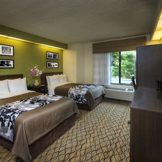 Bedroom view of Sleep Inn Rockville