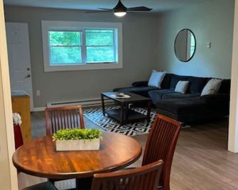 3-bedroom beautiful apartment 10 mins from track, SPAC, & Saratoga Springs w/AC - Gansevoort - Sala de estar