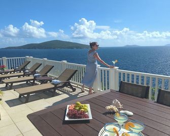 Spectacular Ocean Front Villa - Saint Thomas Island - Balkon