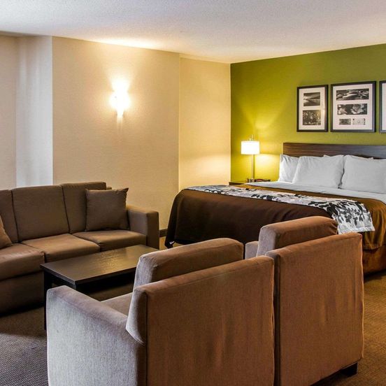 Bedroom view of Sleep Inn Midland