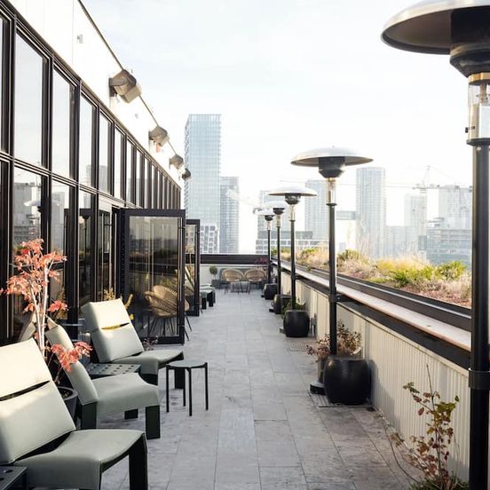 Balcony view of Ace Hotel Toronto
