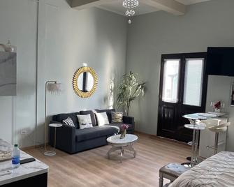 The Garden Apartment, The Willow Apartment, & The Tropical Apartment at Casa of Essence in Old San Juan - San Juan - Wohnzimmer