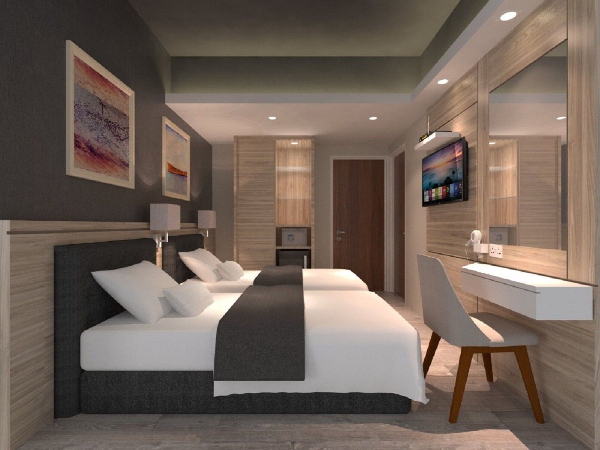 Grand Hallmark Hotel - Johor Bahru - ג'והור באהרו - חדר שינה