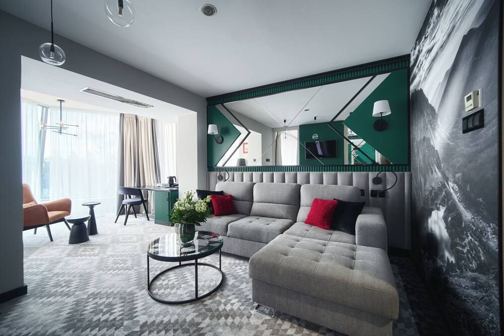 فندق ريسي - زاكوباني - غرفة معيشة