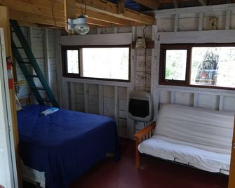 Rustic off grid experience lakefront with beautiful sunrise view of Schoodic Mtn - Franklin - Bedroom