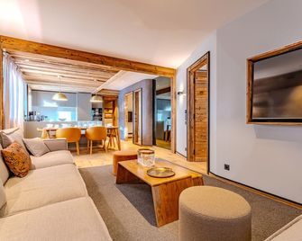 3-Bedroom Apartment in Méribel, 5 Service - Les Allues - Phòng khách