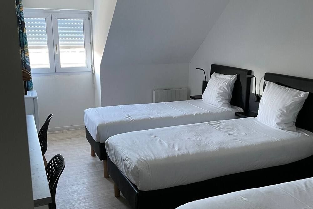 Brit Hotel Cherbourg - שרבור-אוקטביל - חדר שינה