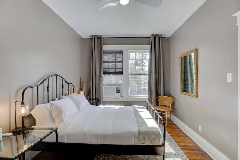 Stylish Vintage Apartment in Midtown Close to All! - ממפיס - חדר שינה