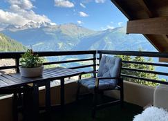 Highest terrace Verbier center. Top comfort & view - Verbier - Balkong