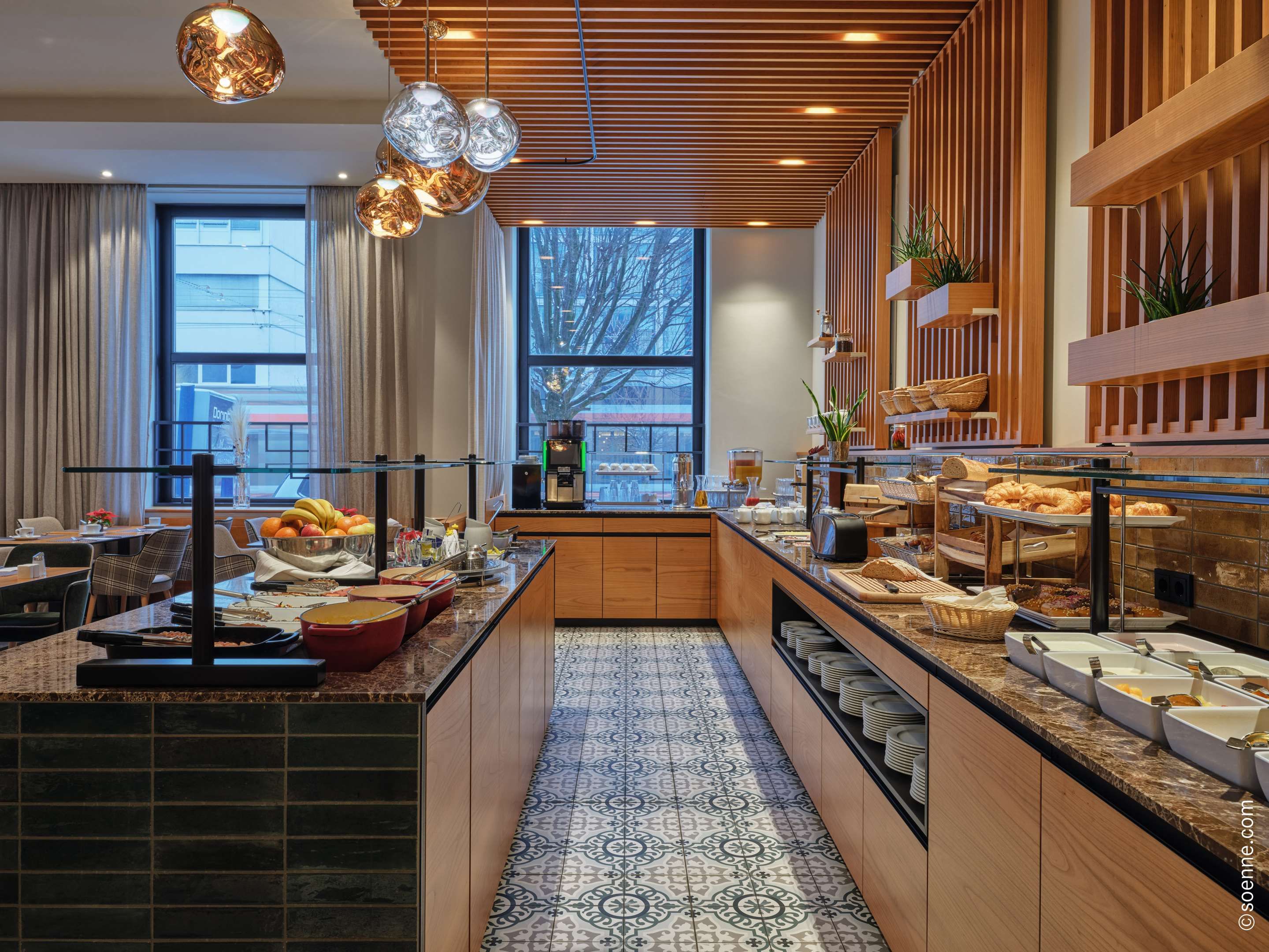 Buffet view of Dorint City-Hotel Salzburg