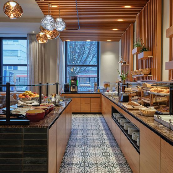 Buffet view of Dorint City-Hotel Salzburg