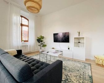 Yourfavoritebed Designerapartments Zwickau Zentrum - Zwickau - Sala de estar