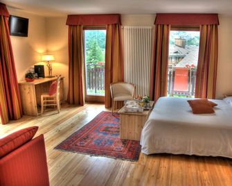 Cresta Et Duc Hotel - Courmayeur - Camera da letto