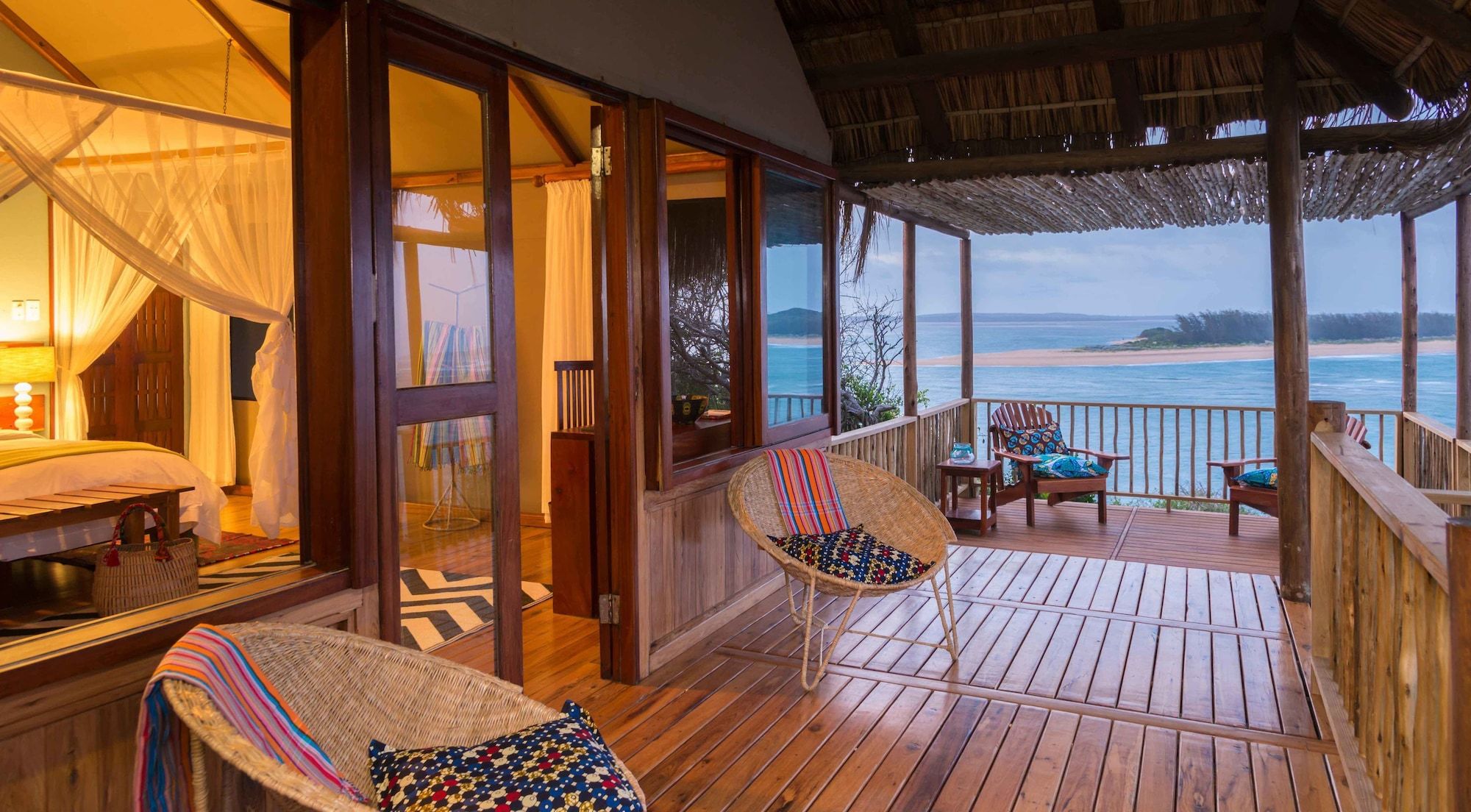 Machangulo Beach Lodge - Inhaca - Balcon