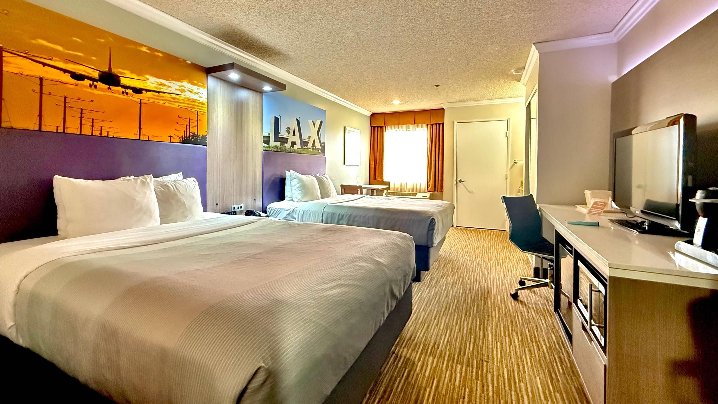 Quality Inn & Suites Los Angeles Airport - Stadium District - Inglewood - Bedroom