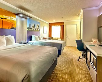 Quality Inn & Suites Los Angeles Airport - Stadium District - Inglewood - Bedroom