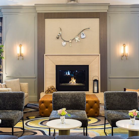 Lobby view of Delamar West Hartford