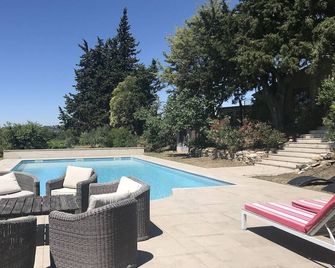 Large Provencal Mas Renovated For 10 People And 2 Bb With Swimming Pool At The Foot Of Ventoux - Bedoin - Piscina