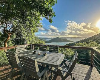 Blue Wrasse - Cute Little Cottage with Gorgeous Deck Views - St. John - Balcony