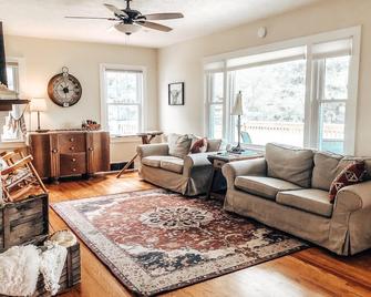 Konnarock Creekside Cabin - Damascus - Living room
