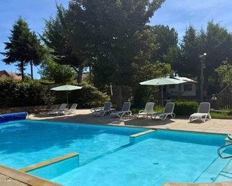 ZEcamping 3 piscine locatif TV BBQ clim 29m2 4 pers - Saint-Cergues - Pool