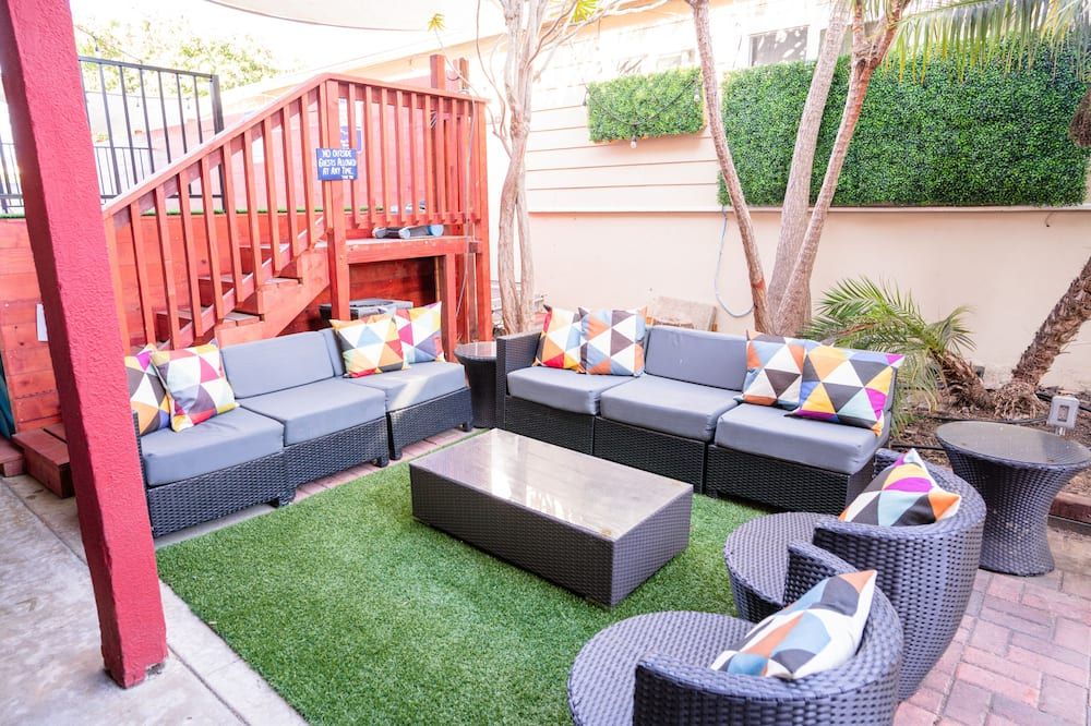 California Dreams Hostel - Ocean Beach - סן דייגו - פטיו