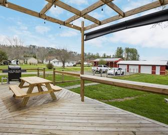 Charming 4 bedroom farmhouse with large backyard for entertaining - Mountain City - Patio