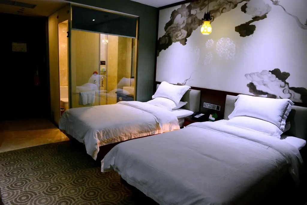 Xinghe Yuezhi · S Hotel Guangzhou Yuexiu Railway Station - גואנגג'ואו - חדר שינה